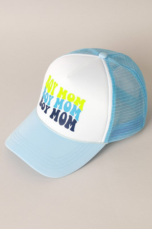Boy Mom Trucker Hat – Vintage Distressed Baseball Cap, Embroidered Gift For New Moms - View #4