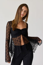 Ella Lace Top-Black