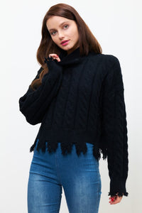 FINAL SALE Trista Sweater-Black