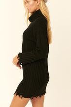 Rita Sweater Dress-Black