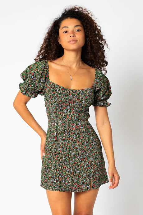 FINAL SALE Rose Mini Dress