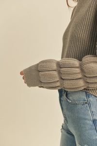 Delanie Sweater-Grey Green