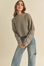 Delanie Sweater-Grey Green