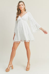 FINAL SALE Karla Dress-White
