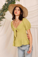 FINAL SALE Greta Top-Lime