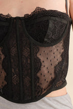 Coraline Corset Top-Black