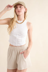 Topher Top-White