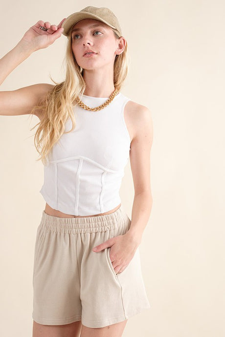Topher Top-White