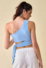 Tristan Crop Top-Light Blue