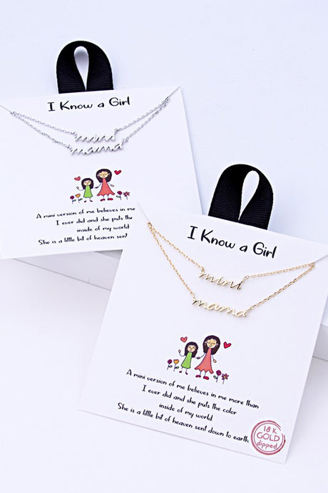 Mini and Mama Necklace
