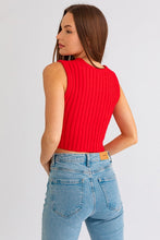 FINAL SALE Lauren Sweater Top-Red