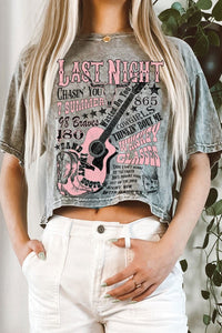 Last Night Wallen Tee-Grey