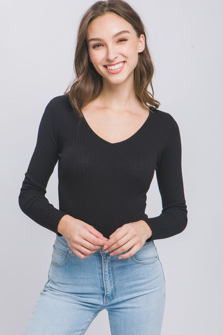 FINAL SALE Amy Bodysuit-Black