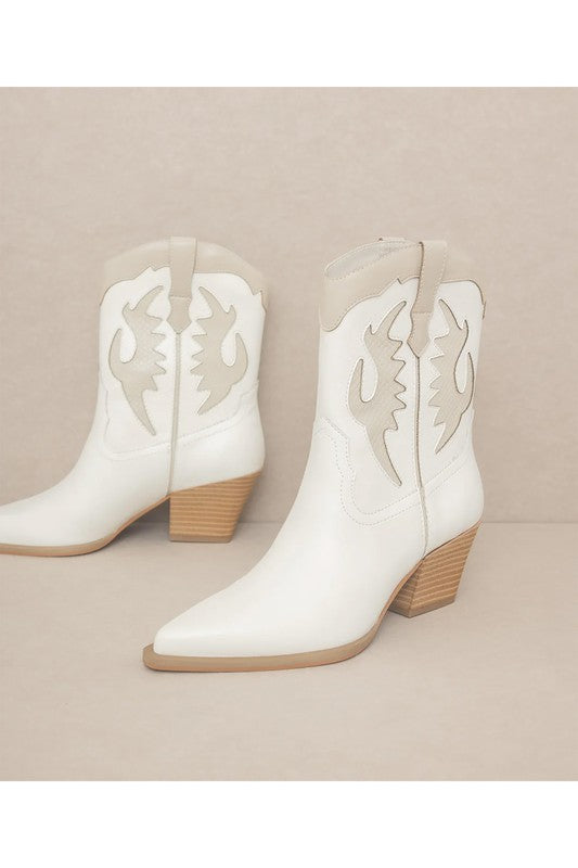 Houston Boots-White