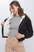 Maisie Cropped Jacket-Black