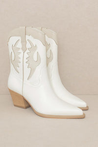 Houston Boots-White