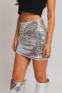 Sylvia Silver Skirt