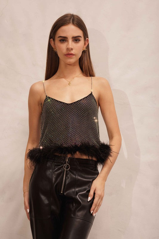 Rachel Rhinestone Top