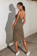 Lulu Midi Dress-Olive