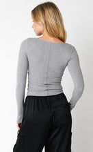 Paige Top-Grey