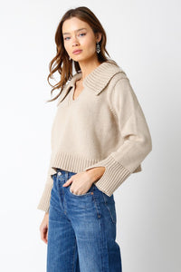 FINAL SALE Hallie Sweater-Khaki