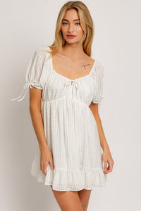 FINAL SALE Mable Dress-White