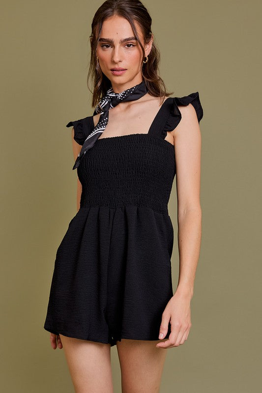 Devon Romper-Black