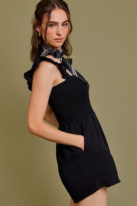 Devon Romper-Black