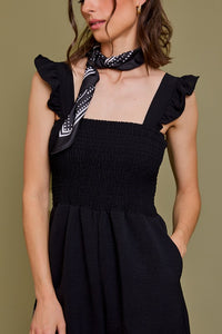 Devon Romper-Black