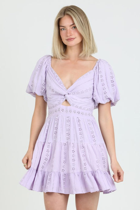 FINAL SALE Emmy Eyelet Dress
