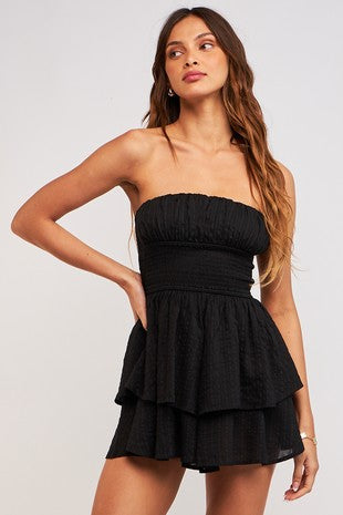 Wren Romper-Black