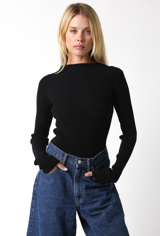 FINAL SALE Casey Sweater-Black