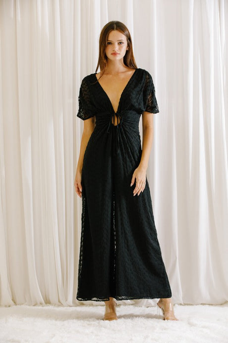 FINAL SALE Dillan Jumpsuit-Black