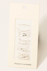 Dainty Rings Set-Silver