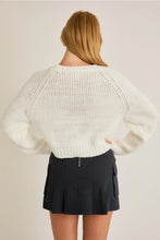 Carrie Heart Cropped Sweater