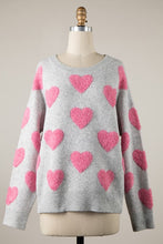 Silver Heart Sweater