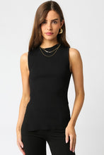 Gina Knit Top-Black