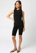 Gina Knit Top-Black