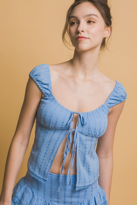 Julia Top-Blue