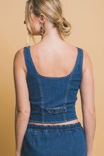 Daisy Denim Top