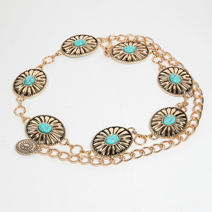 Julia Chain Belt-Gold