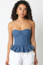 Elora Denim Top