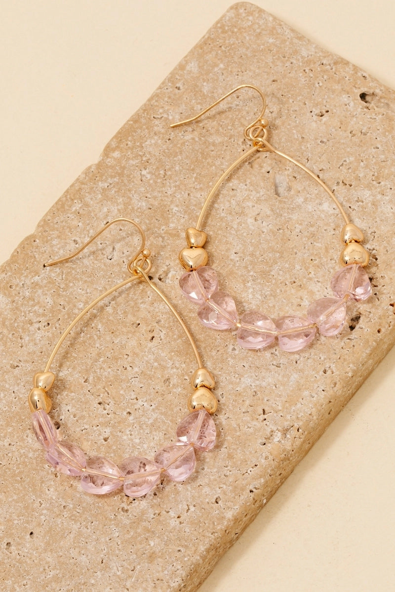 Kyla Earrings-Pink