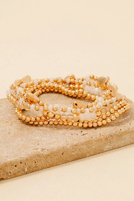 Heart Beaded Bracelet