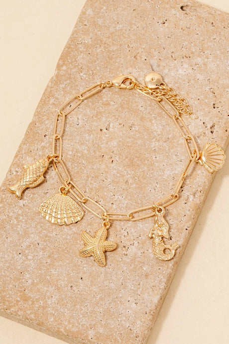 Sea Life Charm Bracelet