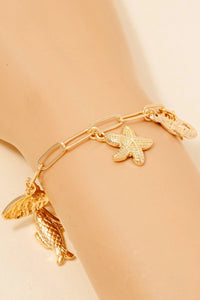 Sea Life Charm Bracelet