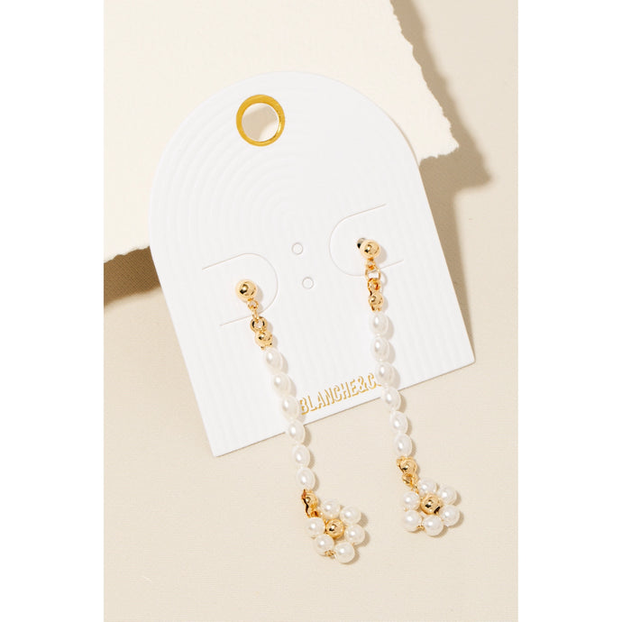 Pearl Flower Earrings