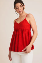 Milly Bubble Top-Red