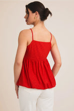 Milly Bubble Top-Red