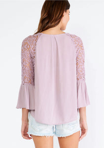FINAL SALE Clea Top-Lavender